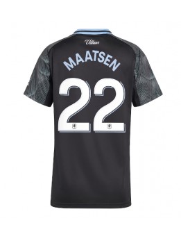 Aston Villa Ian Maatsen #22 Replika Borta Kläder Dam 2025-26 Kortärmad